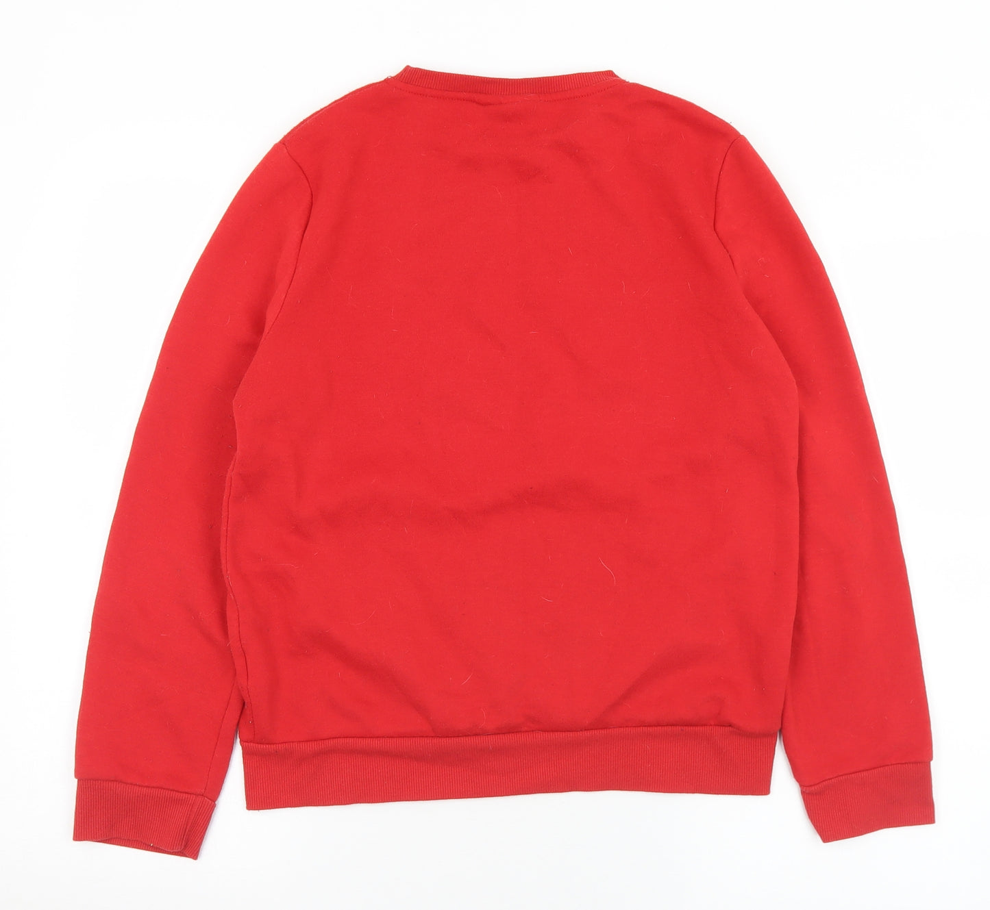 Primark Womens Red  Polyester Pullover Sweatshirt Size 6   - 6-8