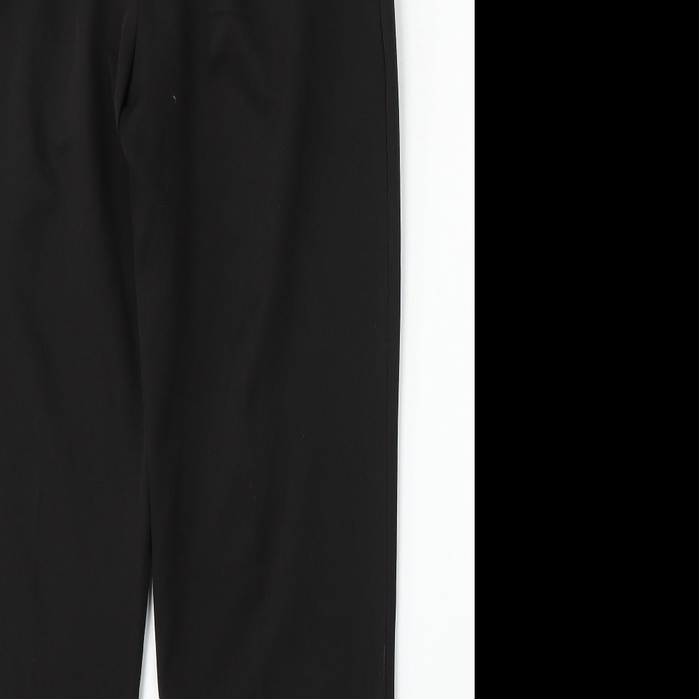 New Look Womens Black  Polyester Trousers  Size 8 L28 in Regular