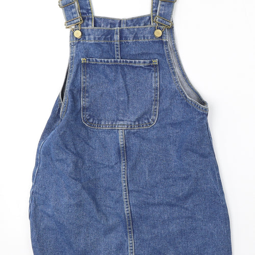 Denim Co Womens Blue  Cotton Dungaree One-Piece Size 6
