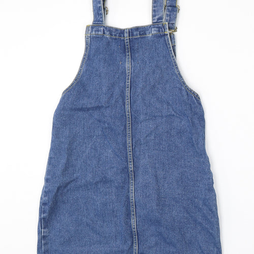 Denim Co Womens Blue  Cotton Dungaree One-Piece Size 6