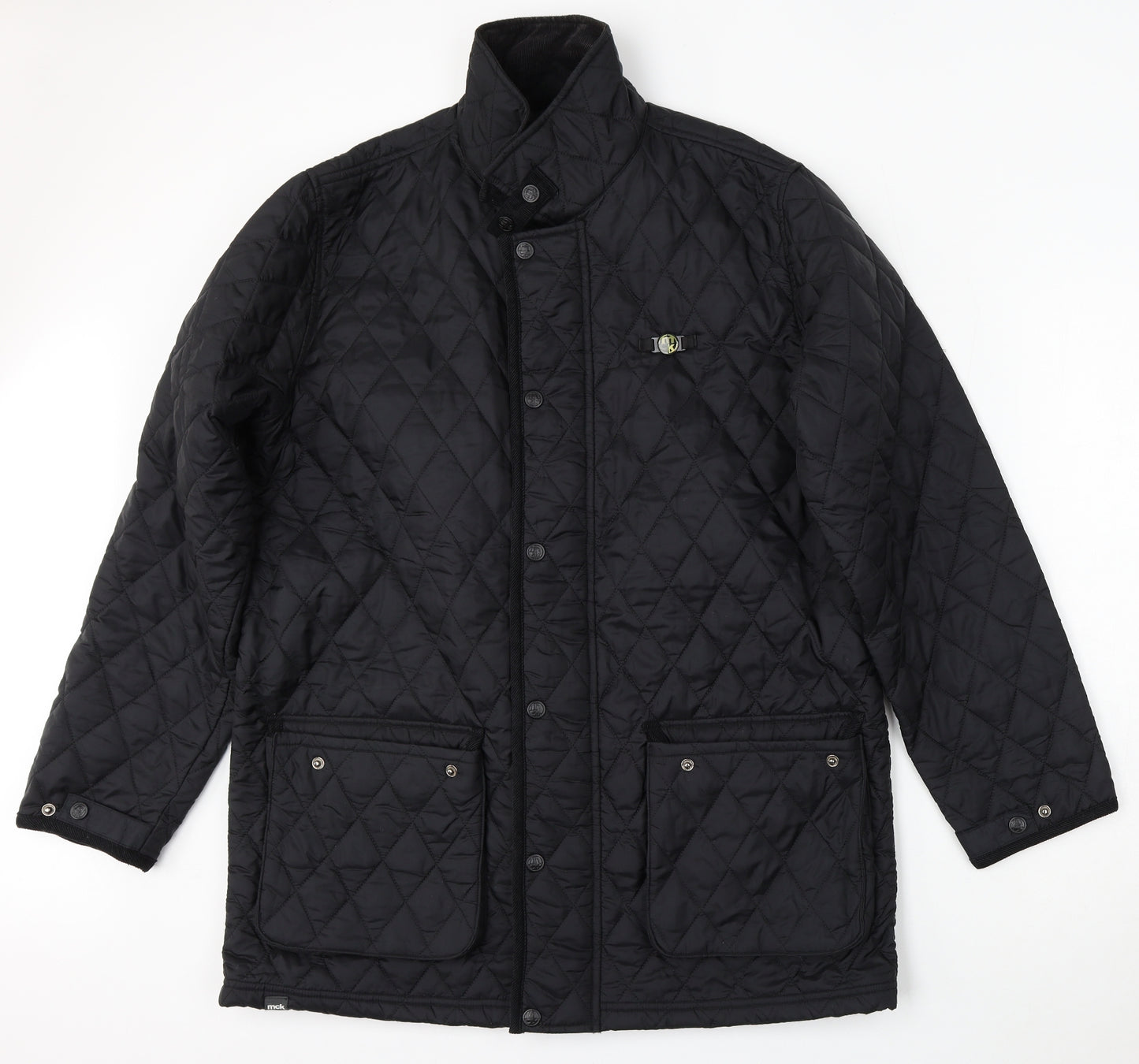 McKenzie Mens Black   Quilted Jacket Size L  Zip