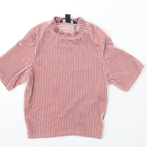 915 Generation Girls Pink Round Neck  Polyester Pullover Jumper Size 10 Years