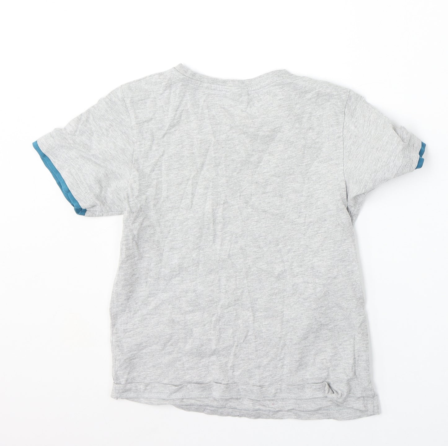 TU Boys Grey  Cotton Basic T-Shirt Size 8 Years Round Neck  - Star Wars