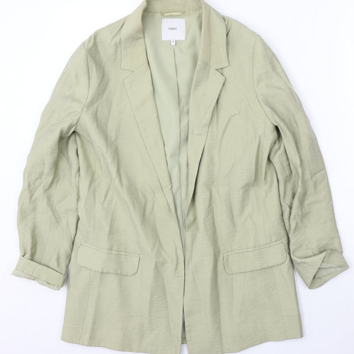 NEXT Womens Green  Viscose Jacket Blazer Size 10