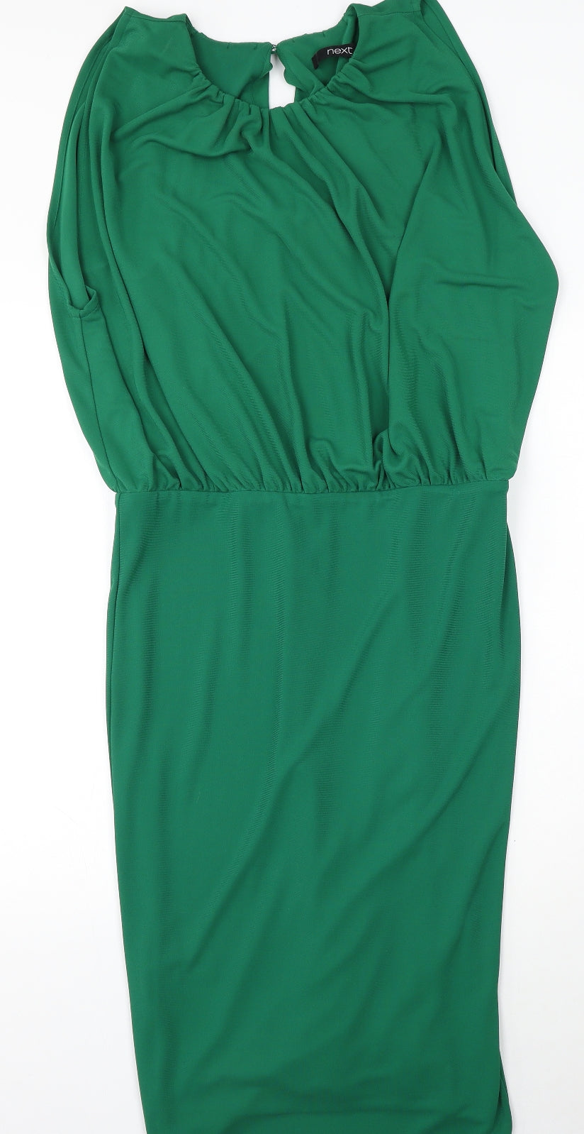 NEXT Womens Green  Polyester Shift  Size 10  Round Neck