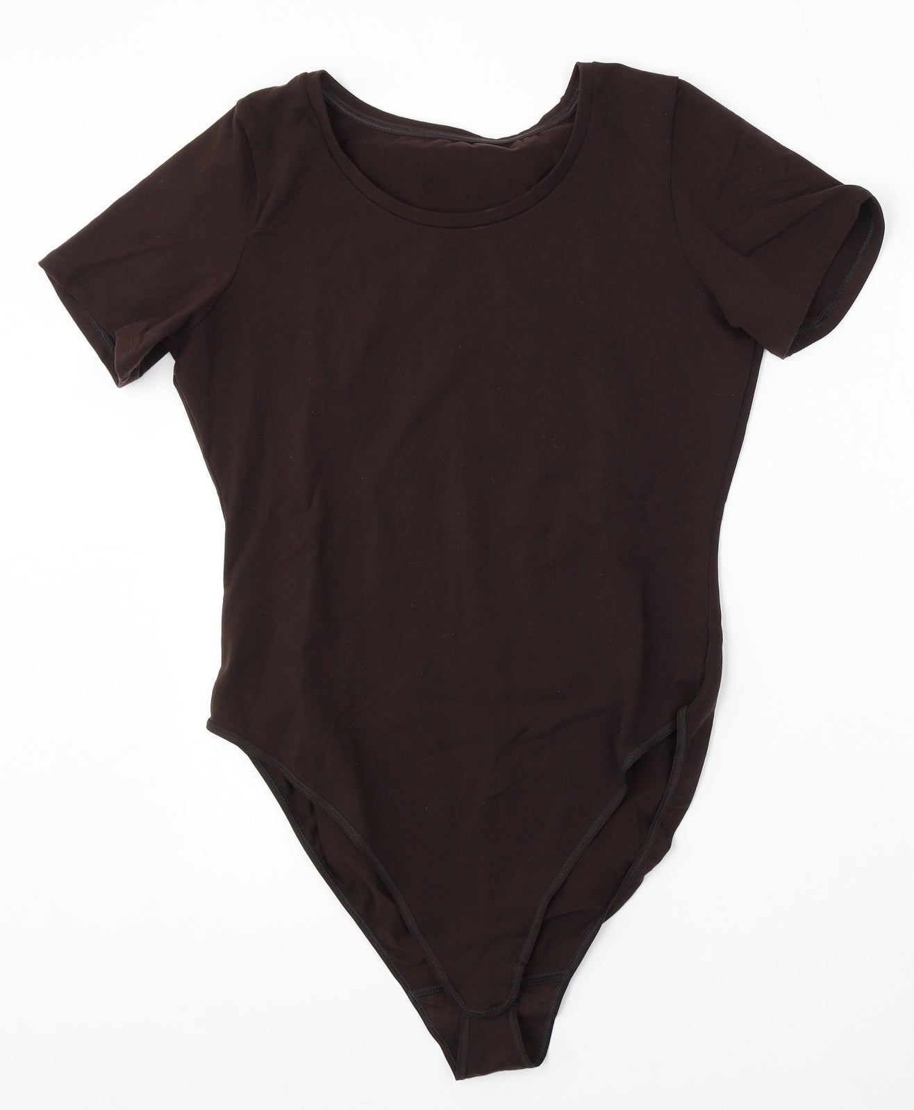 Marks and Spencer Womens Brown  Nylon Bodysuit One-Piece Size 20  Snap