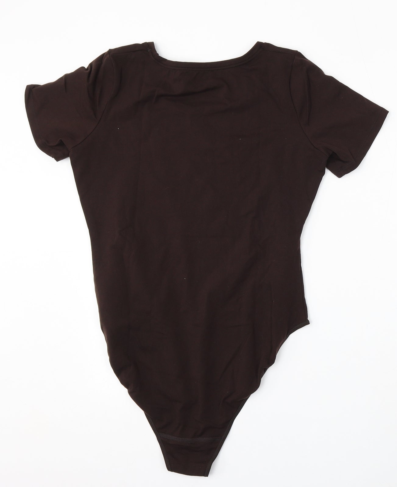 Marks and Spencer Womens Brown  Nylon Bodysuit One-Piece Size 20  Snap