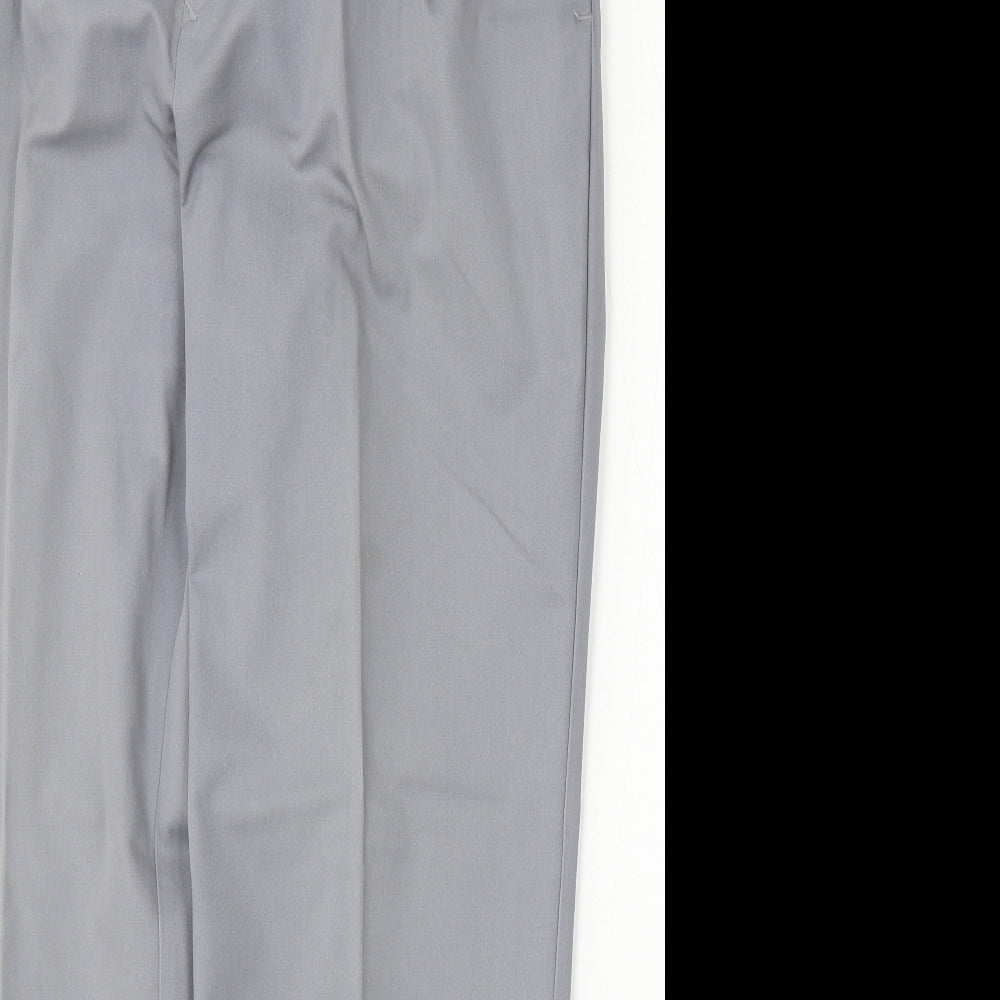 Mens Casuals Mens Blue  Polyester Trousers  Size 36 L31 in Regular
