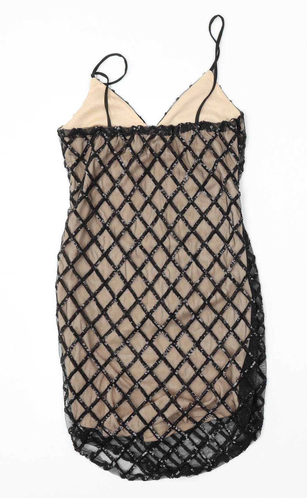 In the Style Womens Black  Polyester Bodycon  Size 10  Round Neck