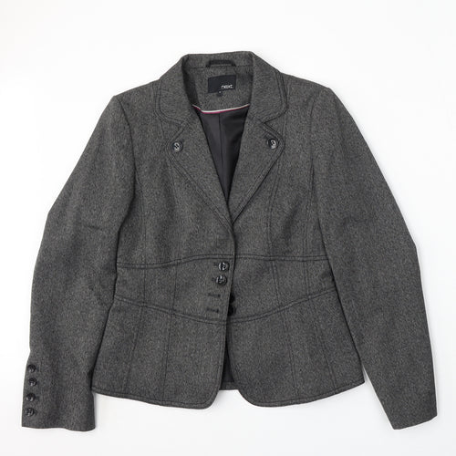 NEXT Womens Grey  Polyester Jacket Suit Size 10