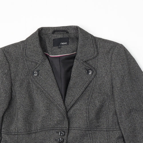 NEXT Womens Grey  Polyester Jacket Suit Size 10