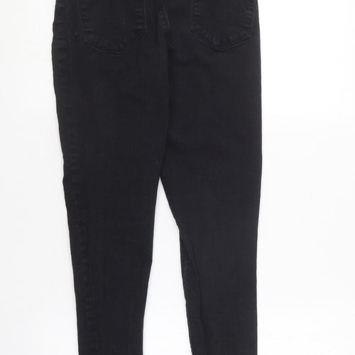 Dorothy Perkins Womens Black  Cotton Skinny Jeans Size 10 L28 in Regular