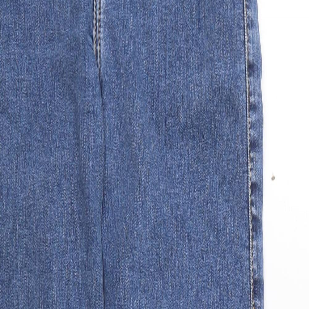 Preworn Womens Blue  Cotton Skinny Jeans Size 25 in L30 in Regular