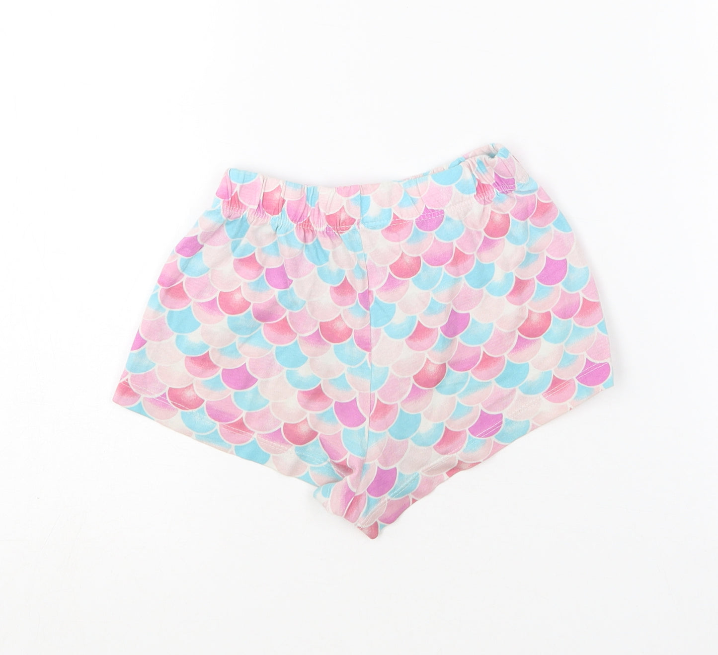 Dunnes Stores Girls Multicoloured Geometric Cotton Sweat Shorts Size 5-6 Years  Regular