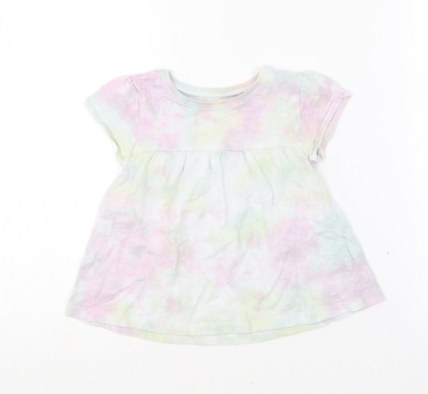 NEXT Girls Multicoloured  Cotton Shift  Size 2-3 Years  Round Neck