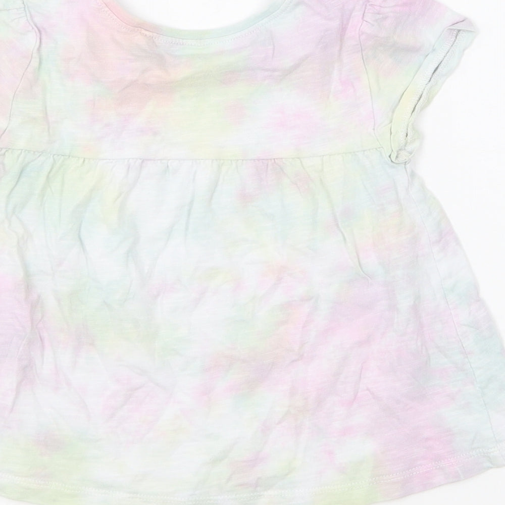 NEXT Girls Multicoloured  Cotton Shift  Size 2-3 Years  Round Neck