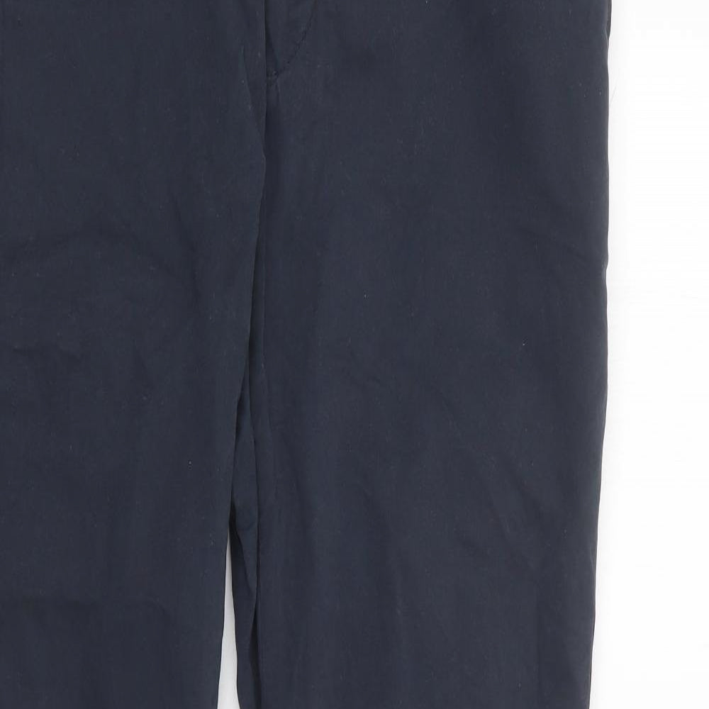 White Label Womens Blue  Cotton Chino Trousers Size 34 in L29 in Regular
