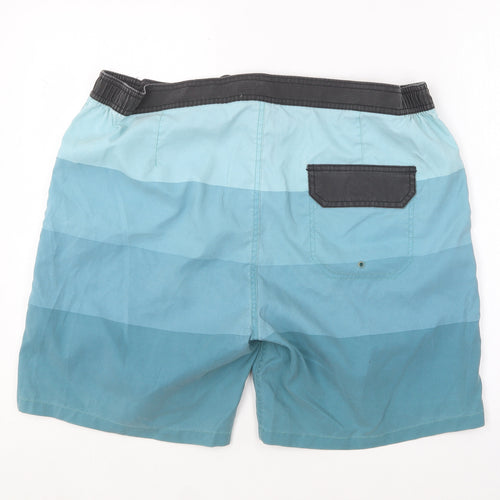 Preworn Womens Blue  Polyester Athletic Shorts Size 2XL L19 in Regular