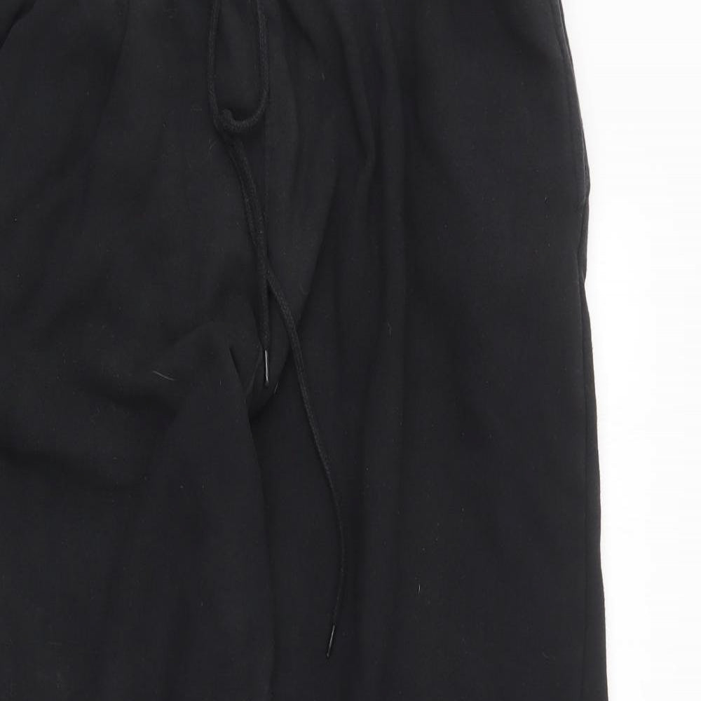 Cedar Wood State Womens Black  Cotton Jogger Trousers Size XL L27 in Regular
