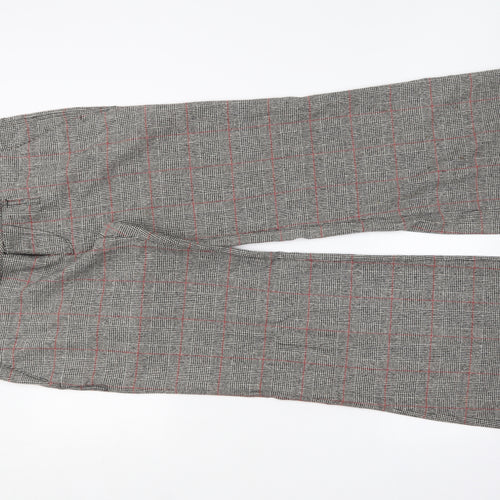 Miss Sixty Womens Black Houndstooth Polyester Trousers  Size 32 in L33 in Regular