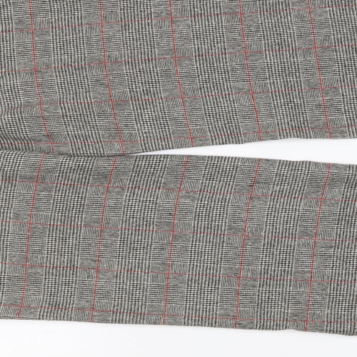 Miss Sixty Womens Black Houndstooth Polyester Trousers  Size 32 in L33 in Regular