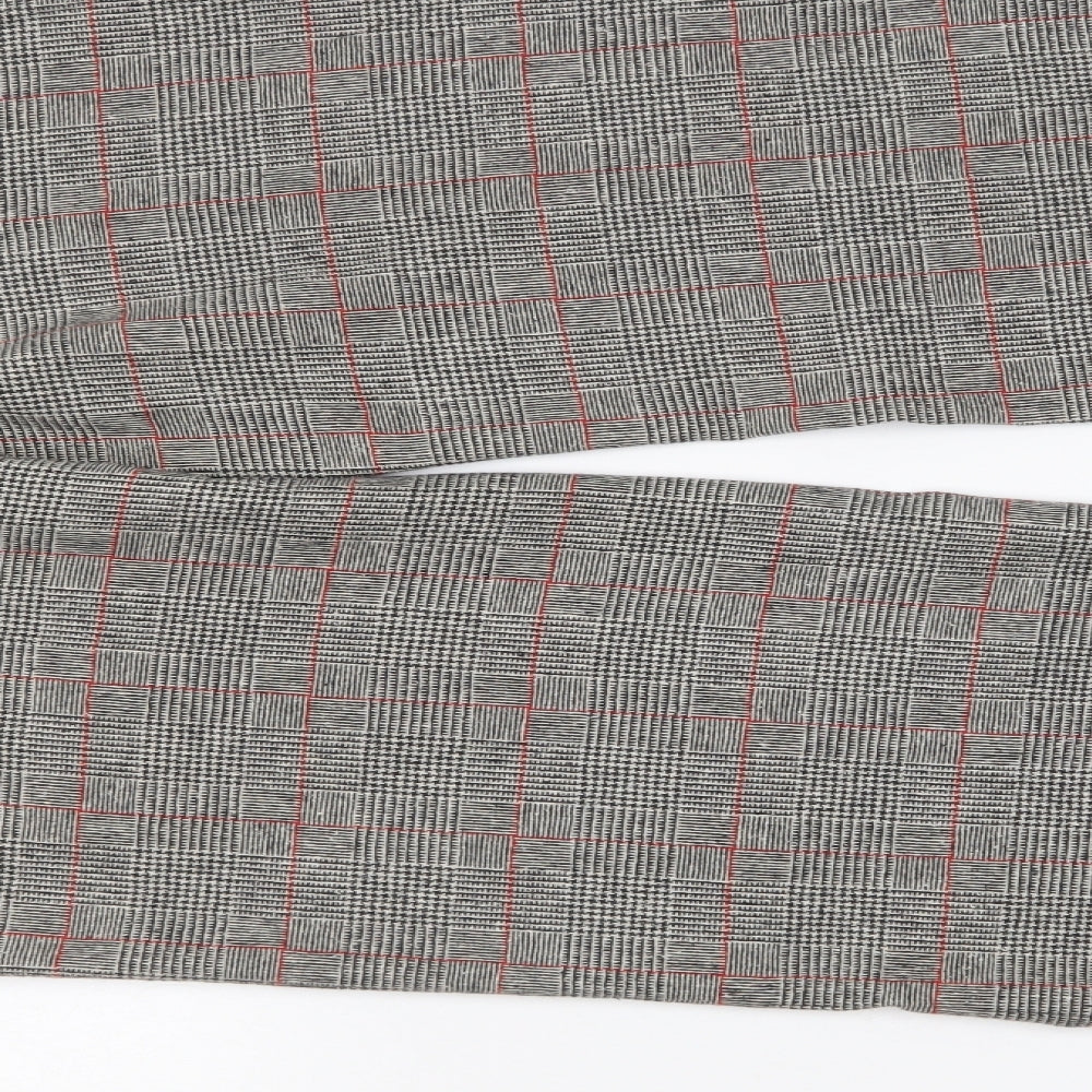 Miss Sixty Womens Black Houndstooth Polyester Trousers  Size 32 in L33 in Regular