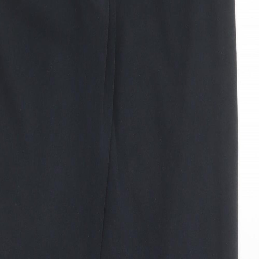 Nike Womens Blue  Cotton Compression Leggings Size L L26 in Regular