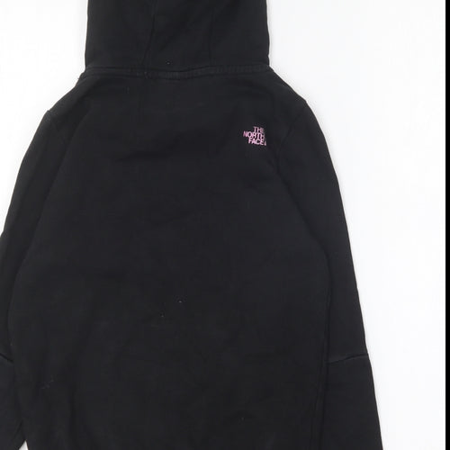 The North Face Girls Black  Cotton Pullover Hoodie Size M