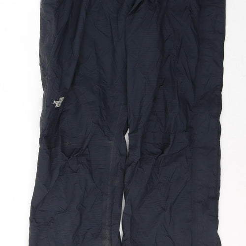 The North Face Mens Black  Polyester Track Pants Trousers Size L L29 in Regular Pullover