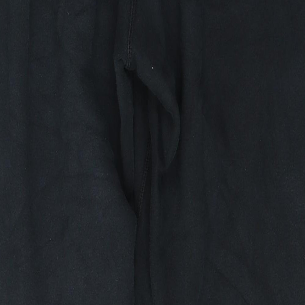 Converse Mens Black  Cotton Sweatpants Trousers Size L L28 in Regular Tie