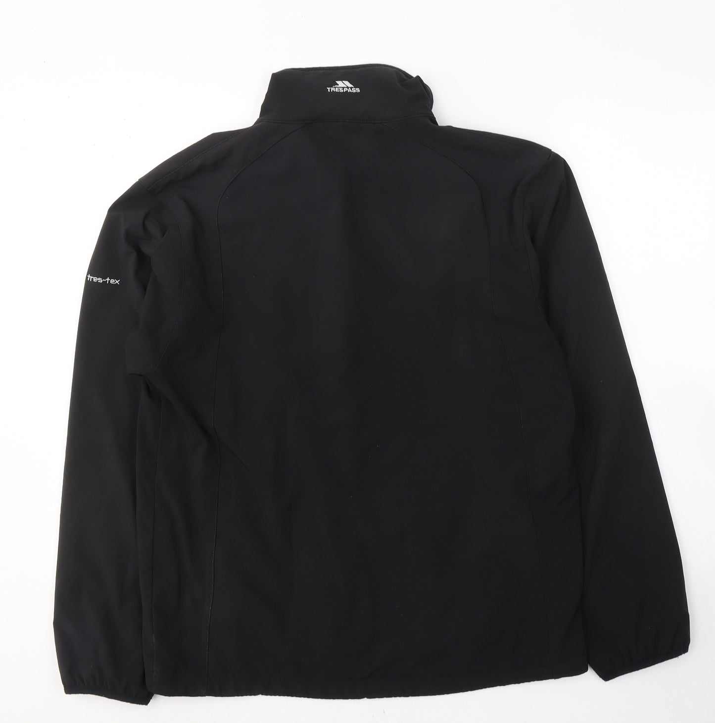 Trespass Mens Black   Rain Coat Coat Size S  Zip