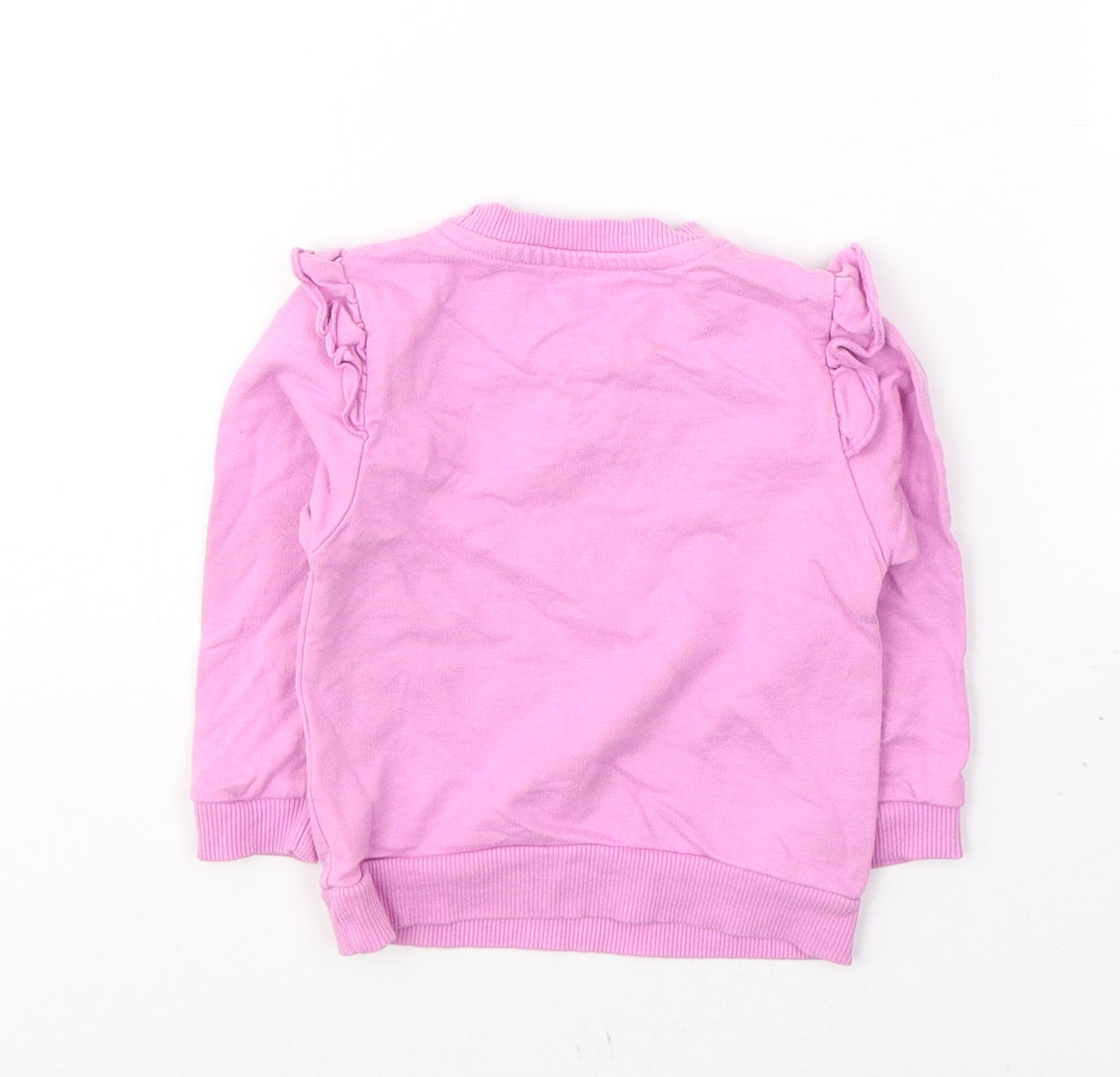 Studio Girls Pink  Cotton Pullover Jumper Size 6-9 Months  Pullover - LILY
