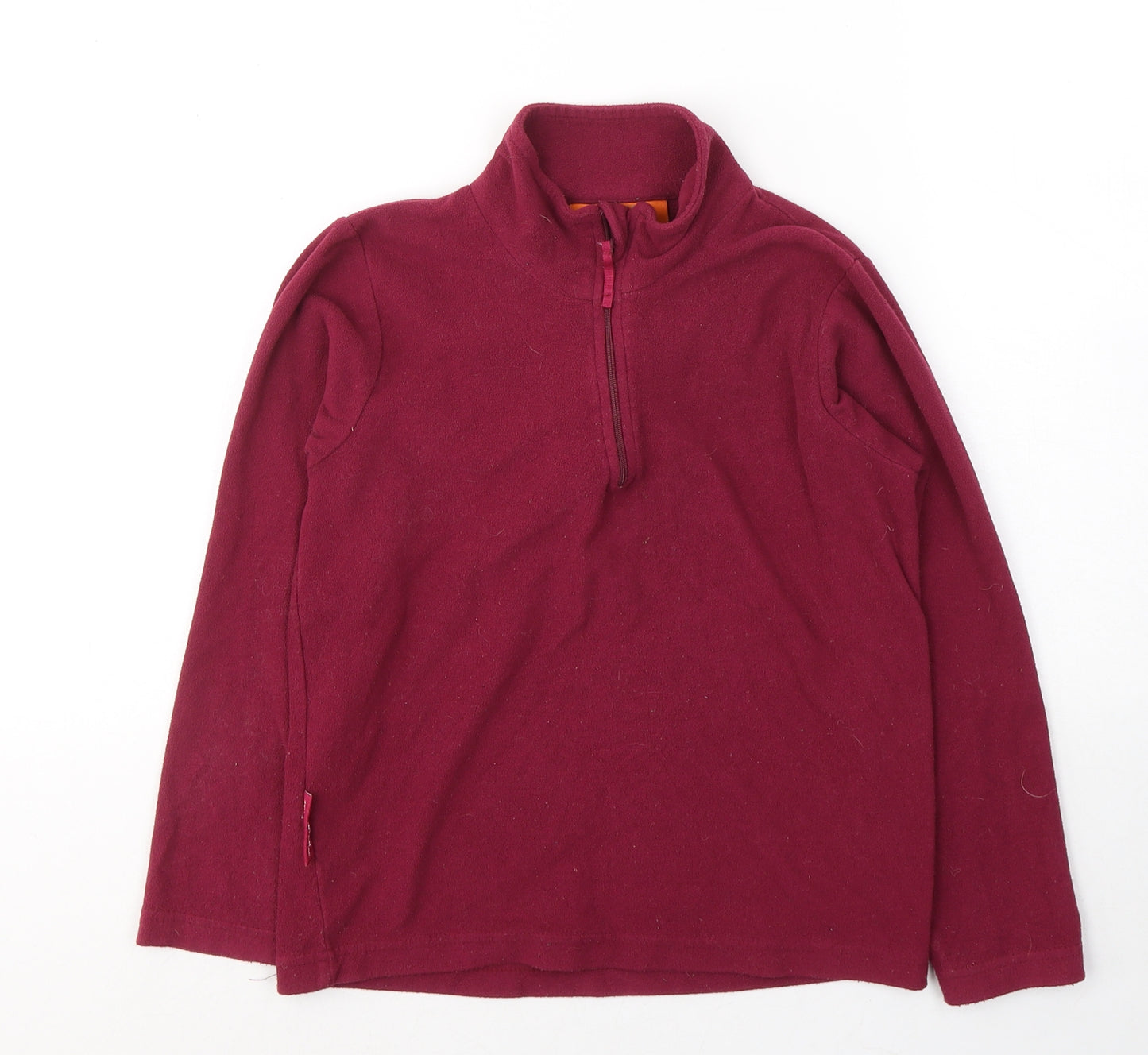Moutain Warehouse Girls Red  Polyester Pullover Sweatshirt Size 9-10 Years  Pullover - Unisex