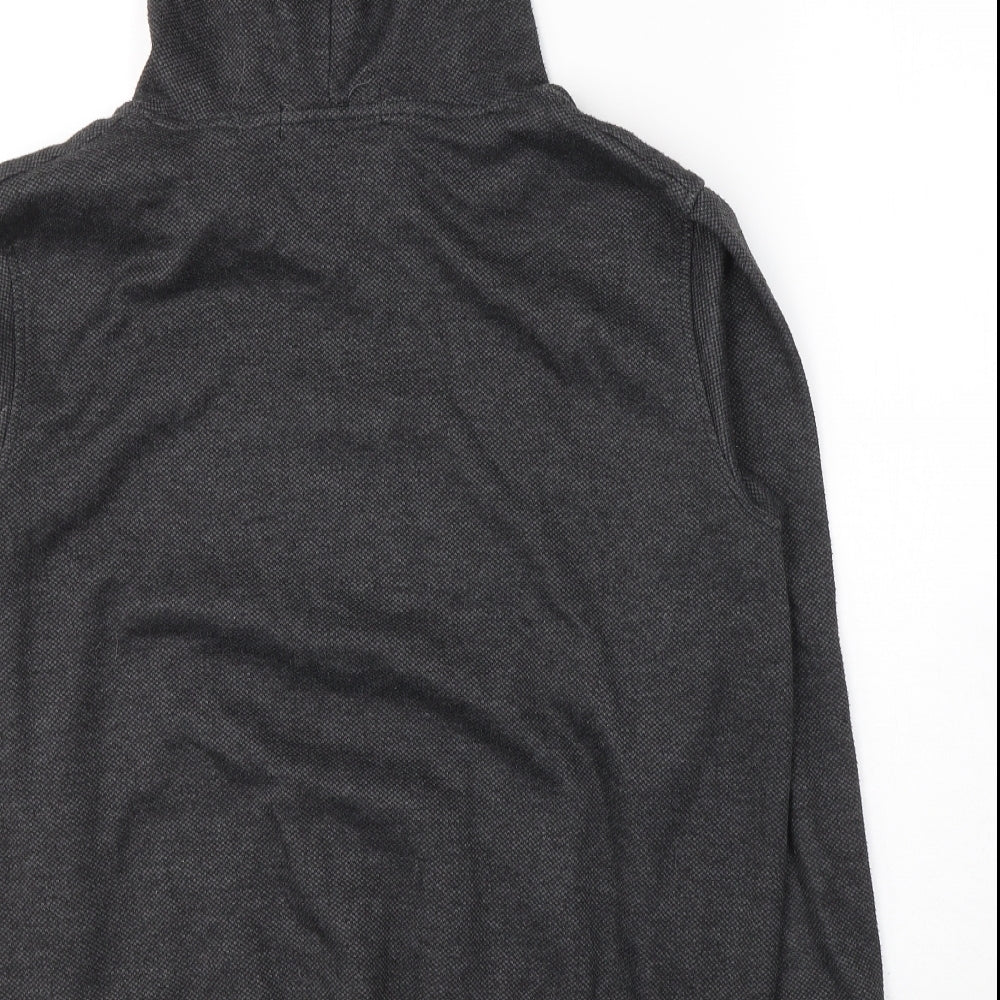 Andrid Mens Grey  Cotton Pullover Hoodie Size 2XL