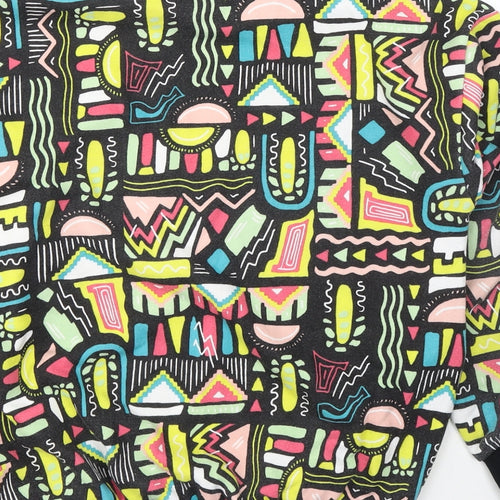 adidas Girls Multicoloured Geometric Cotton Pullover Sweatshirt Size 13-14 Years  Pullover
