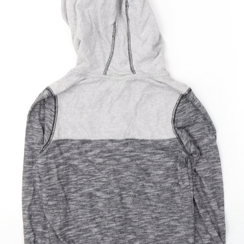 George Boys Grey  Cotton Pullover Hoodie Size 6-7 Years  Pullover