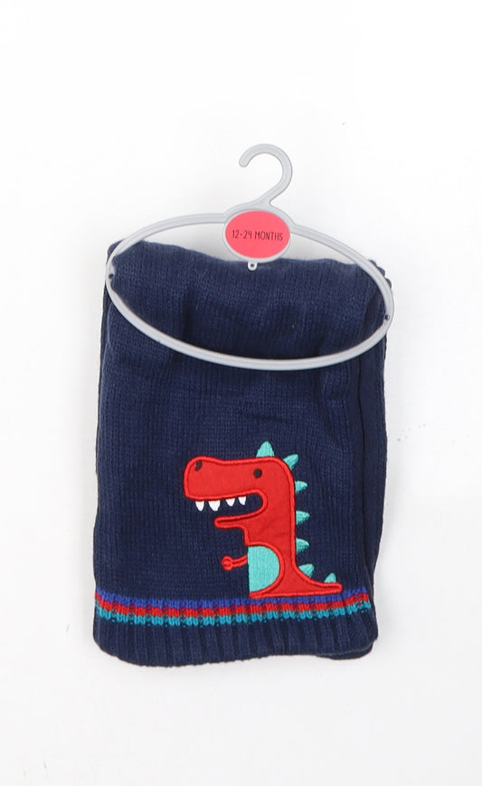 Matalan Boys Blue  Acrylic Scarf  One Size