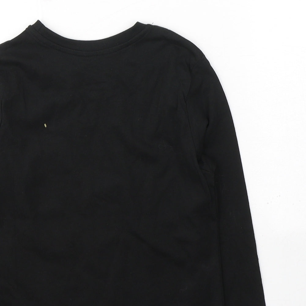 Primark Boys Black  Cotton Pullover Casual Size 5-6 Years Round Neck Pullover - Need more space