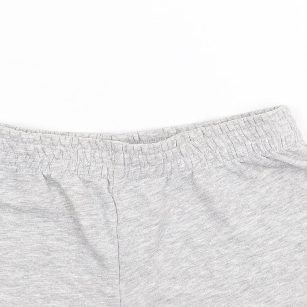 New Look Girls Grey  Cotton Sweat Shorts Size 10-11 Years  Regular