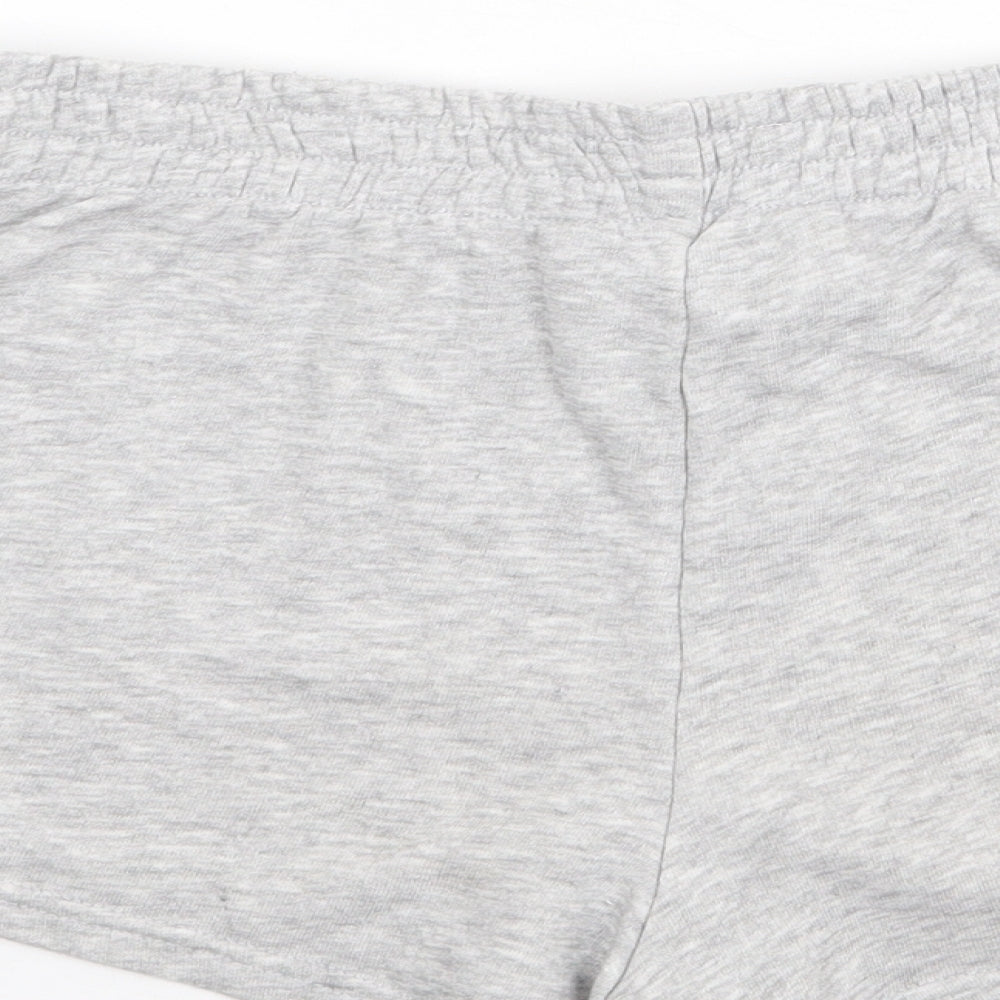 New Look Girls Grey  Cotton Sweat Shorts Size 10-11 Years  Regular