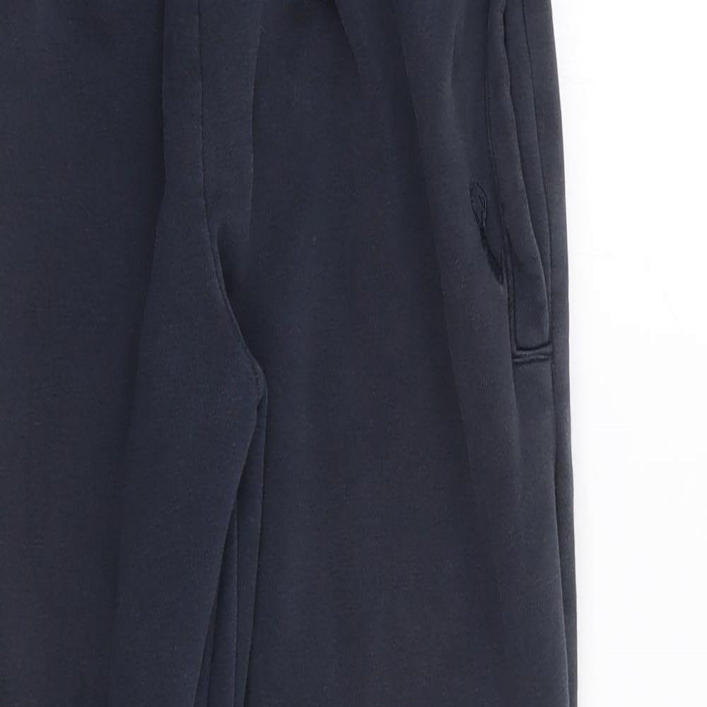NEXT Boys Blue  Cotton Jogger Trousers Size 8 Years  Slim Drawstring