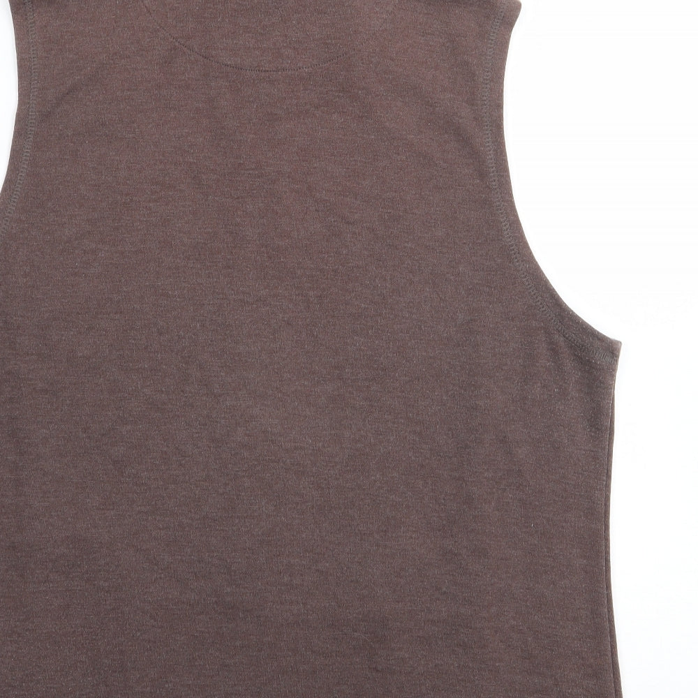 DASH Womens Brown   Gilet Waistcoat Size 16  Zip
