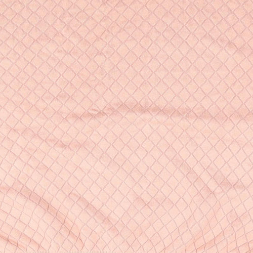 Topshop Womens Pink Crew Neck  Acrylic Pullover Jumper Size 8