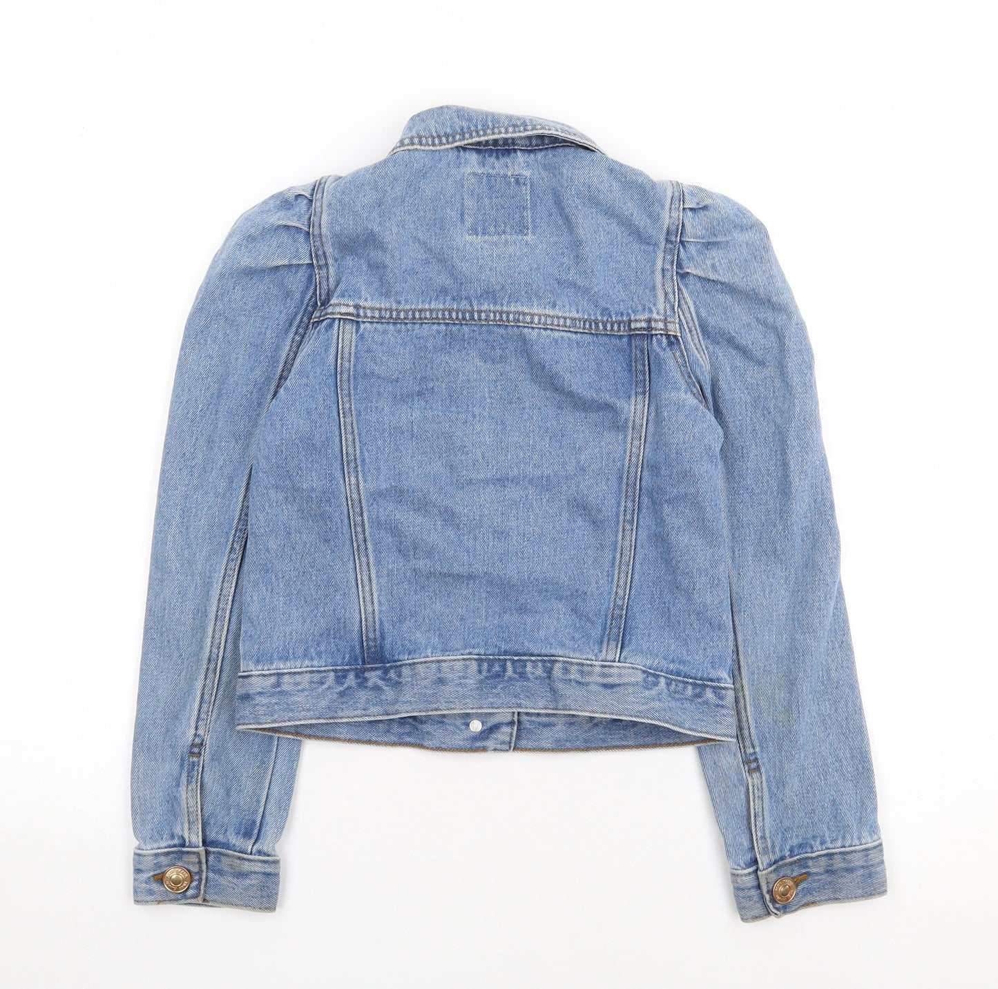 River Island Girls Blue   Jacket  Size 9-10 Years  Button