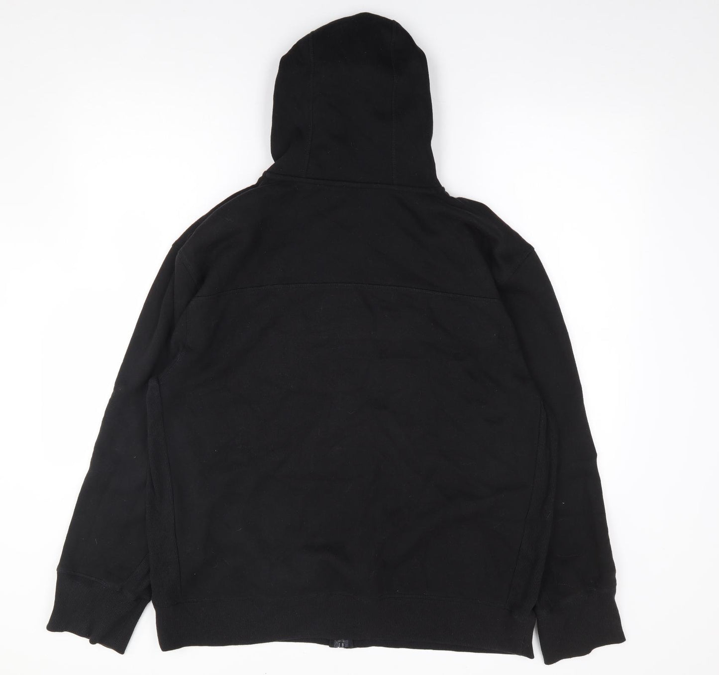 Everlast Mens Black  Cotton Full Zip Hoodie Size 2XL