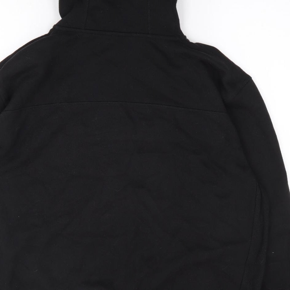 Everlast Mens Black  Cotton Full Zip Hoodie Size 2XL