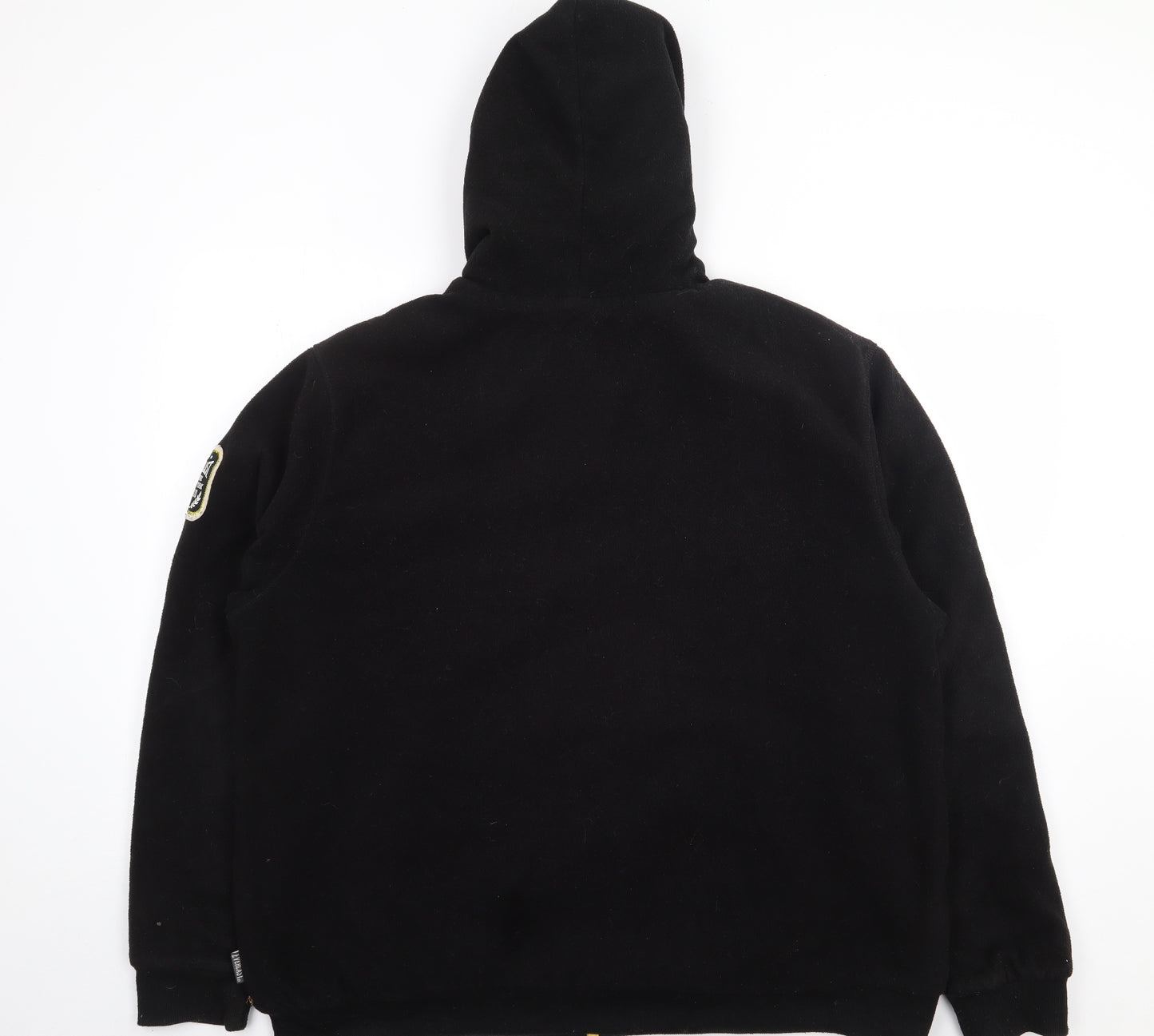 Everlast Mens Black  Polyester Full Zip Hoodie Size 2XL