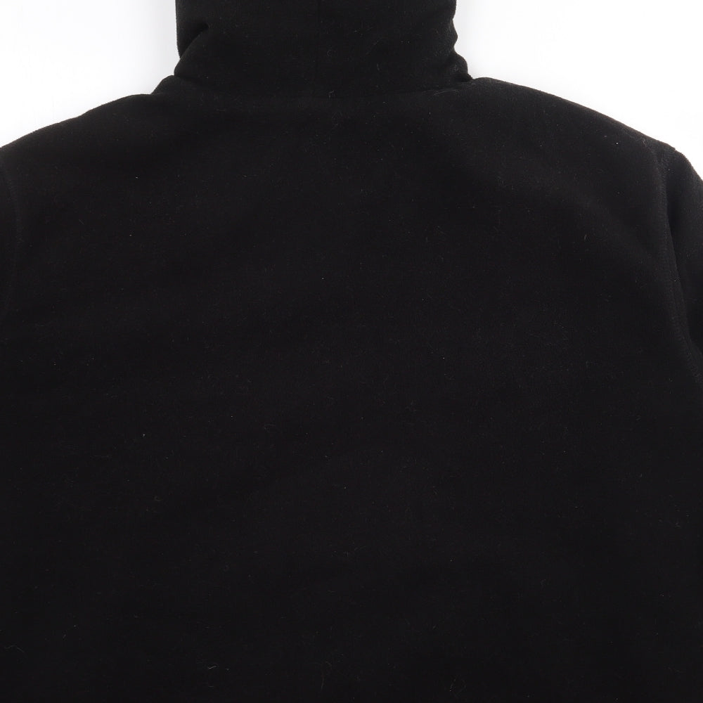 Everlast Mens Black  Polyester Full Zip Hoodie Size 2XL