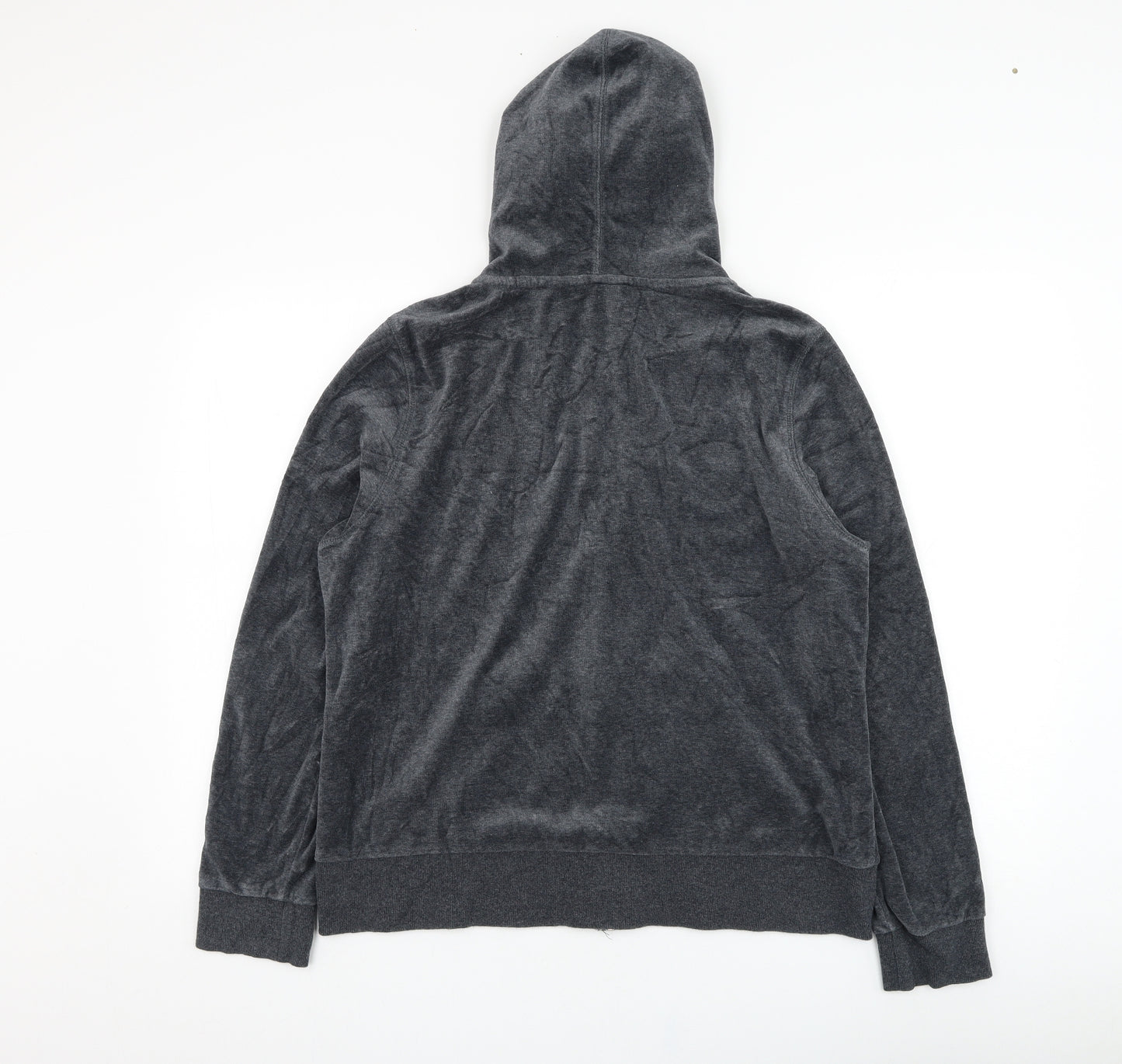 Calvin Klein Womens Grey  Copper Full Zip Hoodie Size L  Zip