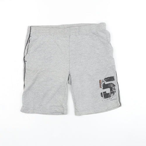 URB65 Boys Grey  Polyester Sweat Shorts Size 9-10 Years  Regular